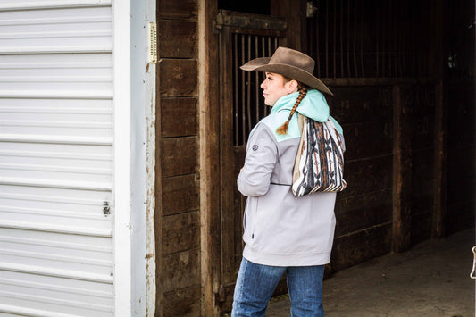 Riata Drawstring Bag - "Grasslands"